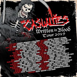The Casualties Written in Blood Tour 2019